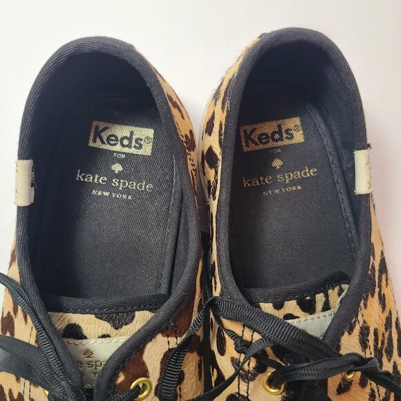 Kate Spade New York x Keds Leopard Print Sneakers | Size 10 - Picture 14 of 16